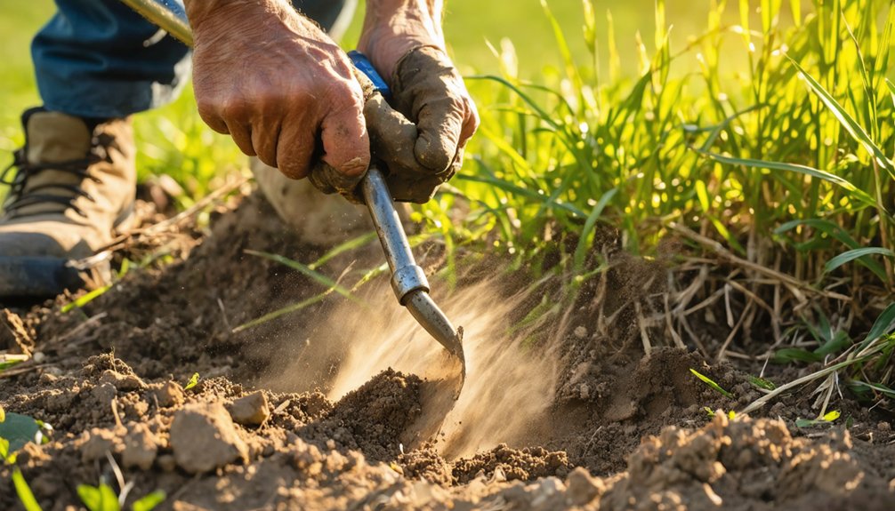 proper digging and refilling