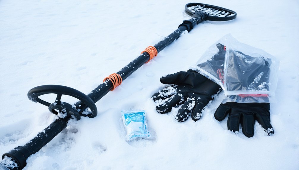 protect detector from snow