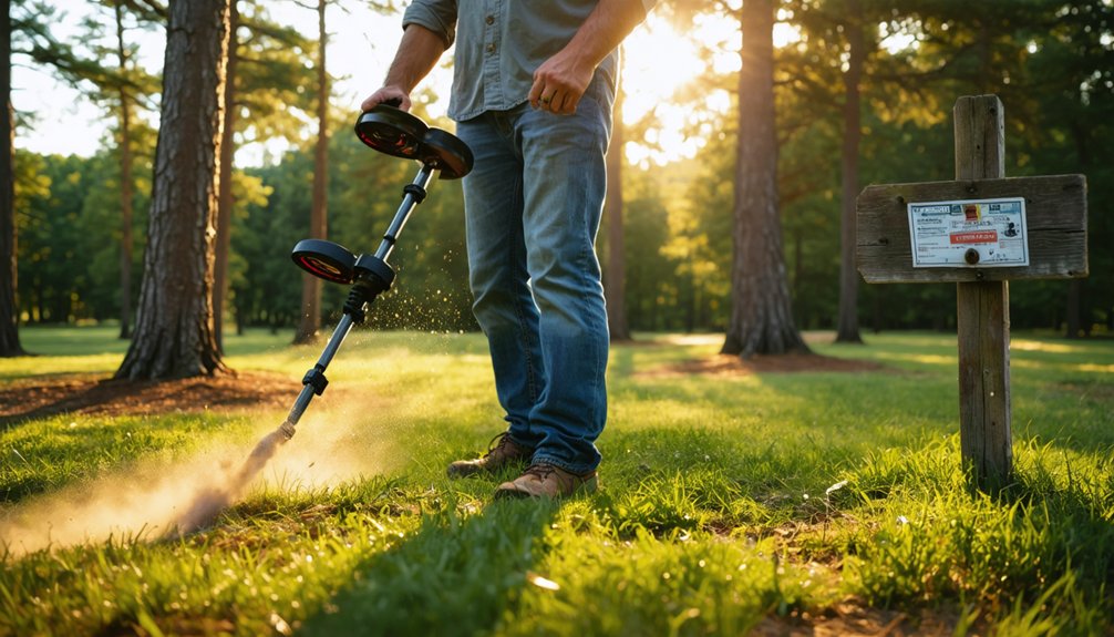 public land detection regulations