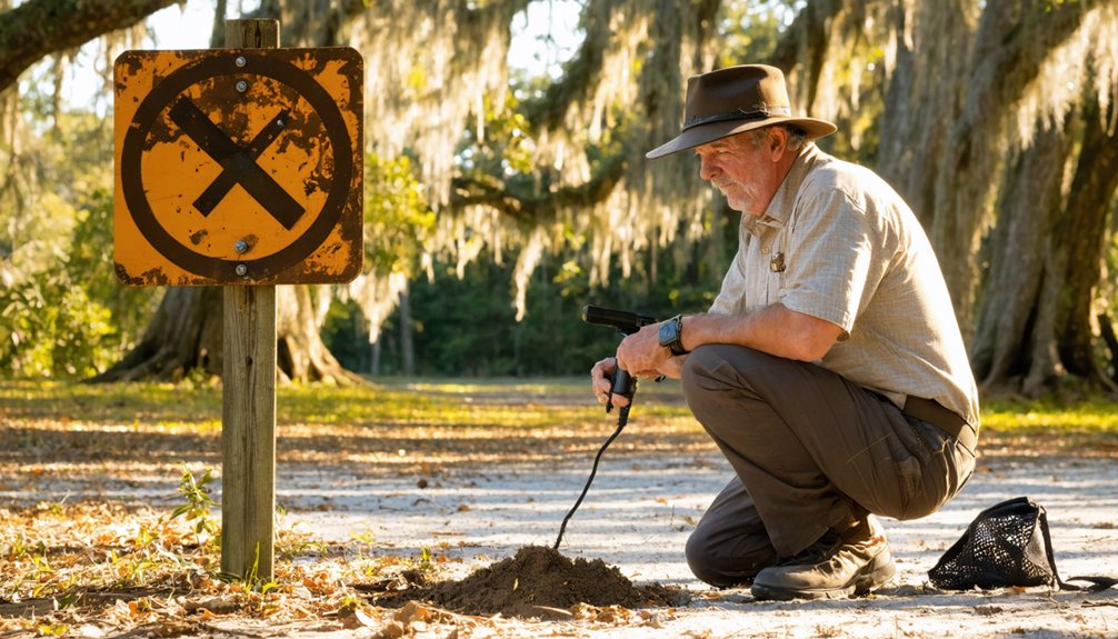 respect archaeological and legal boundaries
