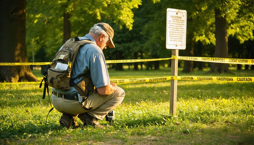 restricted archaeological site access