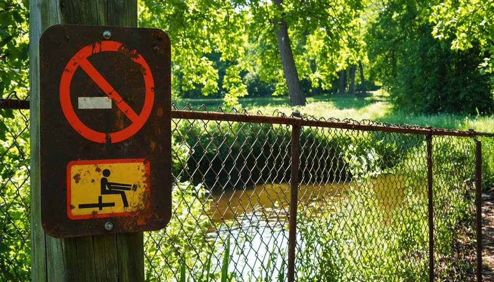 restricted areas for metal detecting