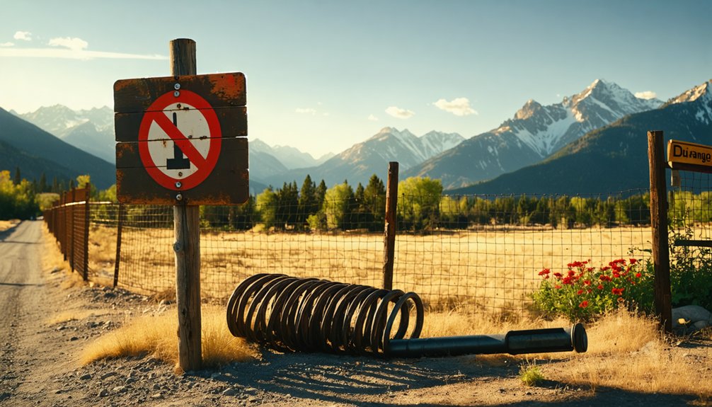 restricted metal detecting zones