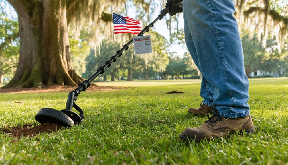 ridgeland metal detecting rules