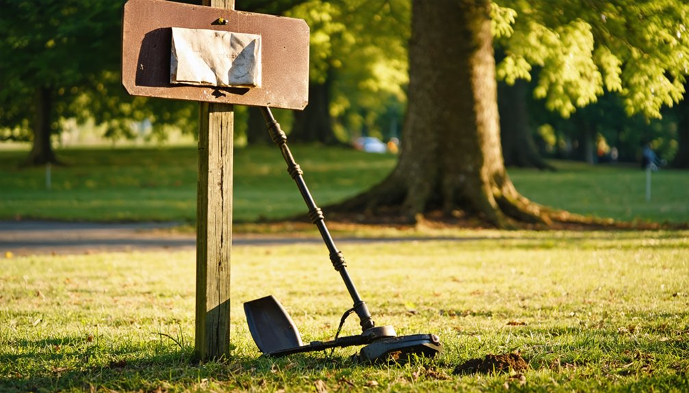 rossville metal detecting rules