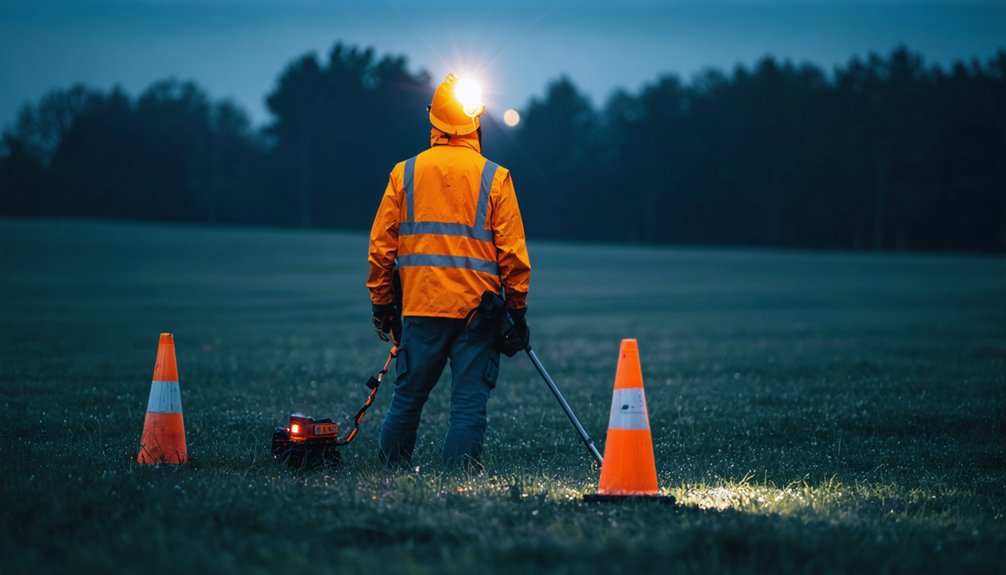 safety tips for night detecting