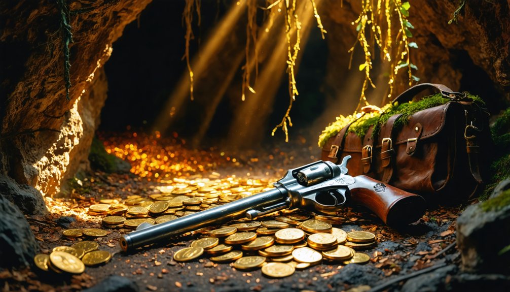 sam bass cave legends locations