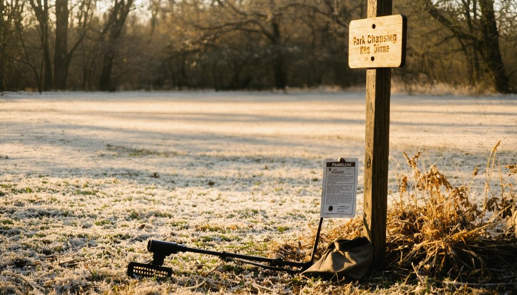 seasonal detecting hours and permits