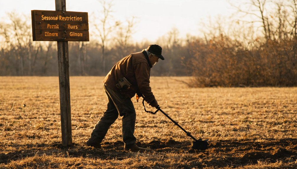 seasonal detection restrictions notice