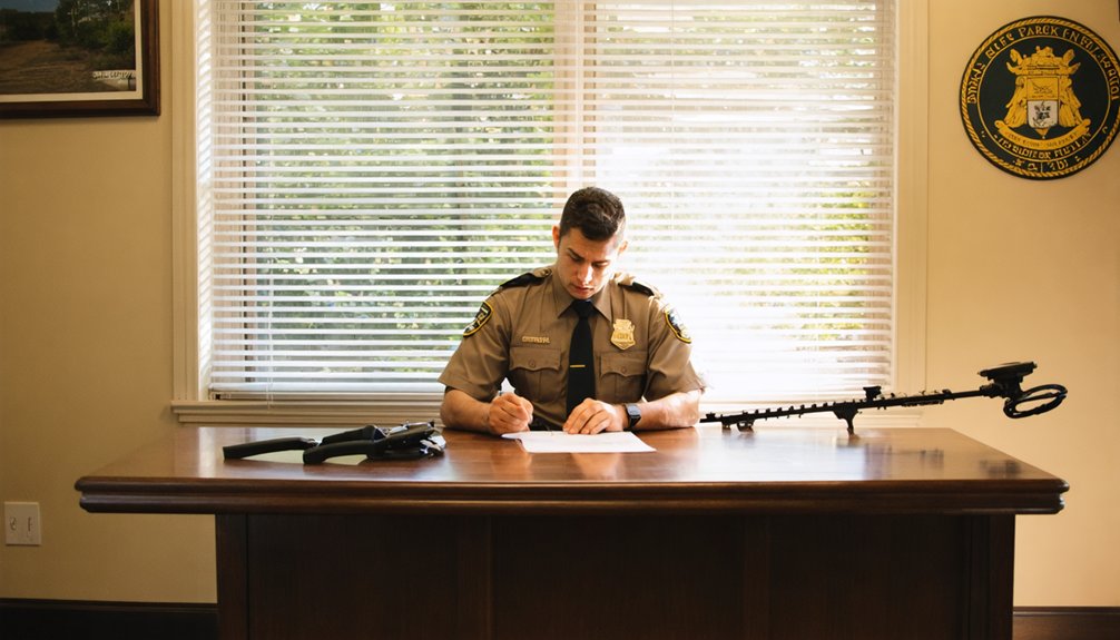 secure permission before detecting