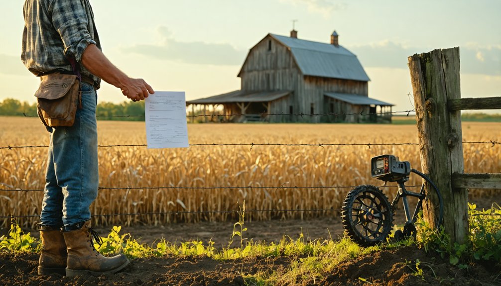 secure written landowner permission