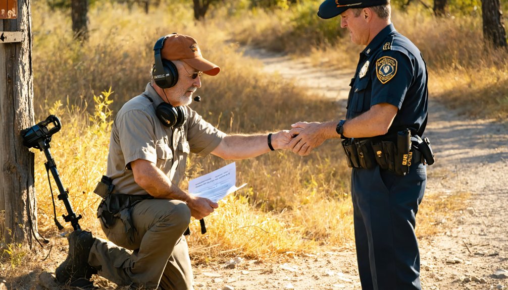 secure written permission first