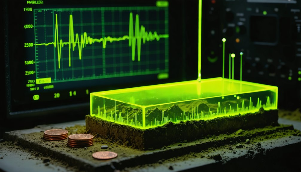 signal analysis for depth