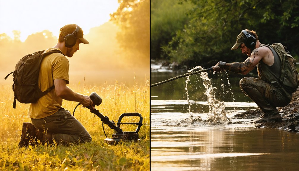 simple water magnet fishing
