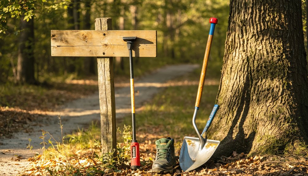 small tools shallow digging