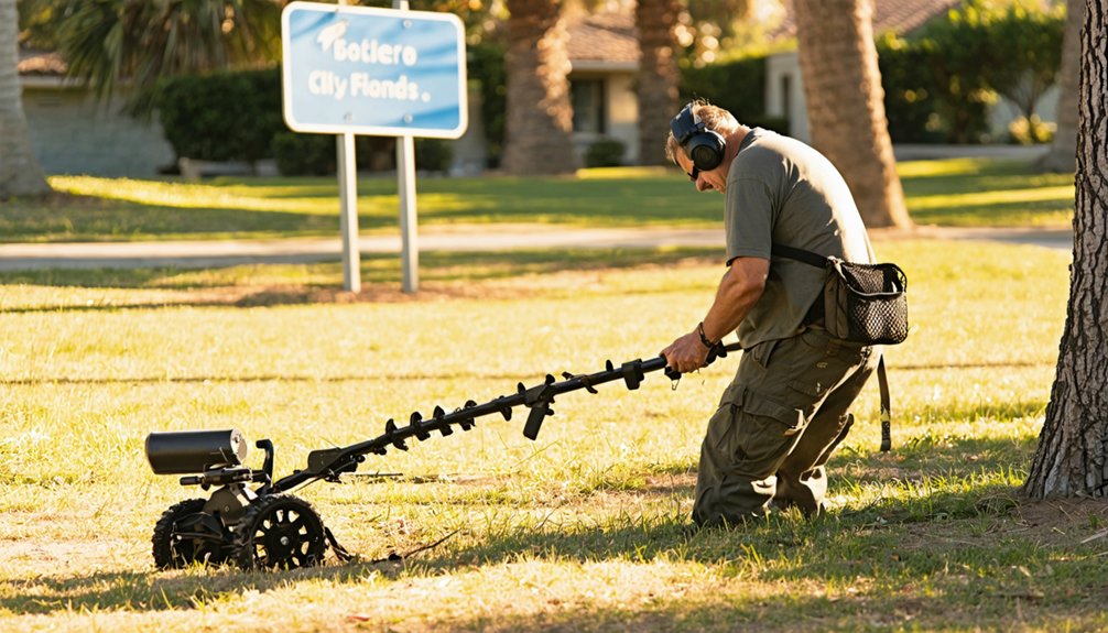 south gate metal detecting regulations