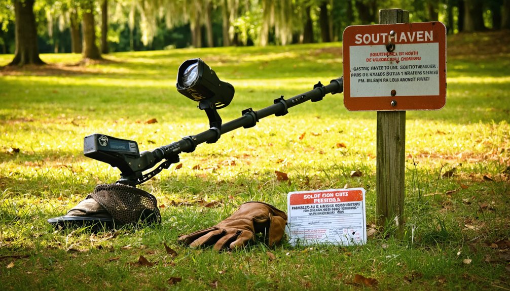 southaven metal detecting regulations