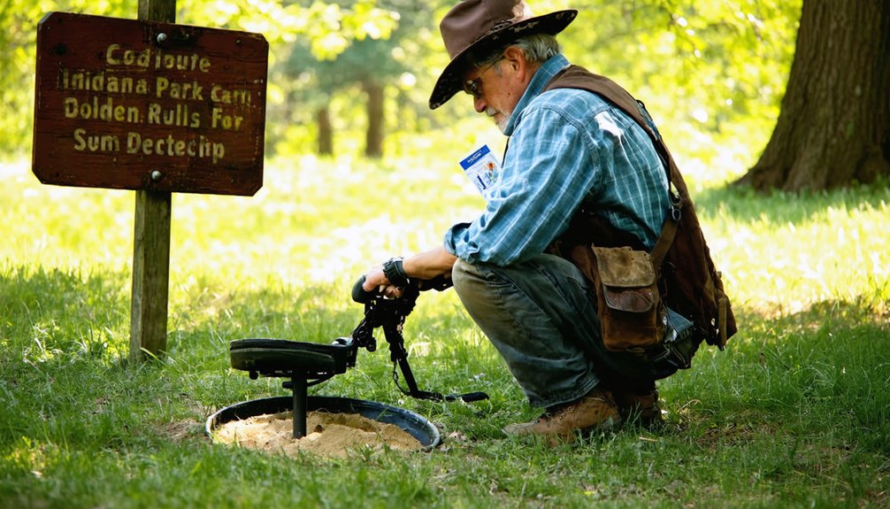 state parks prohibit metal detecting
