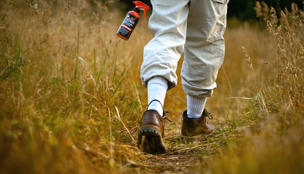 tick prevention during metal detecting