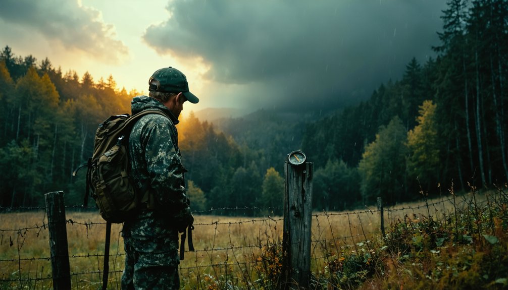 timing storms for hunting