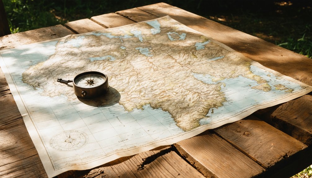 topographic maps for detecting