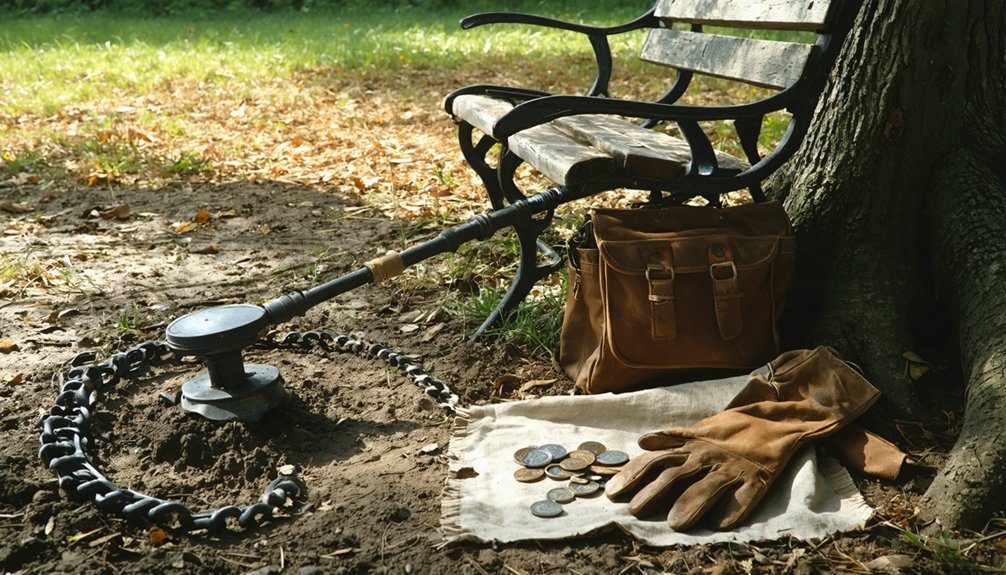 treasure hunting in parks