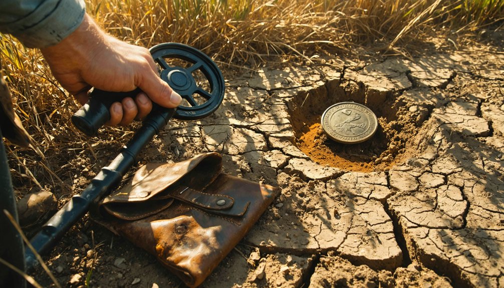 treasure hunting with metal detectors