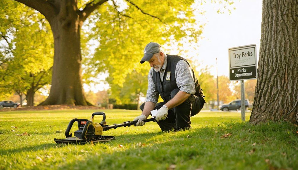 troy metal detecting regulations