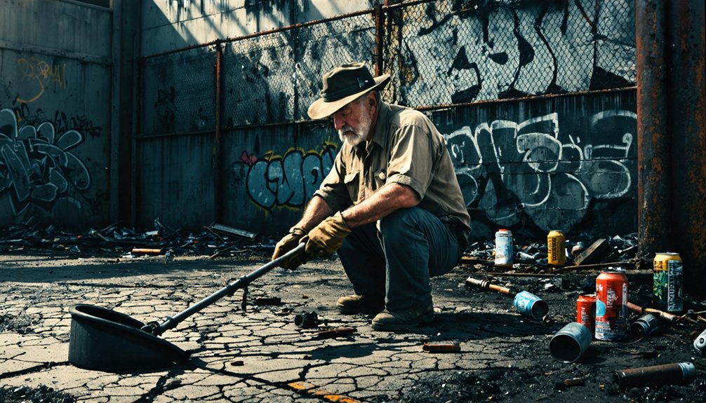 urban industrial metal detecting