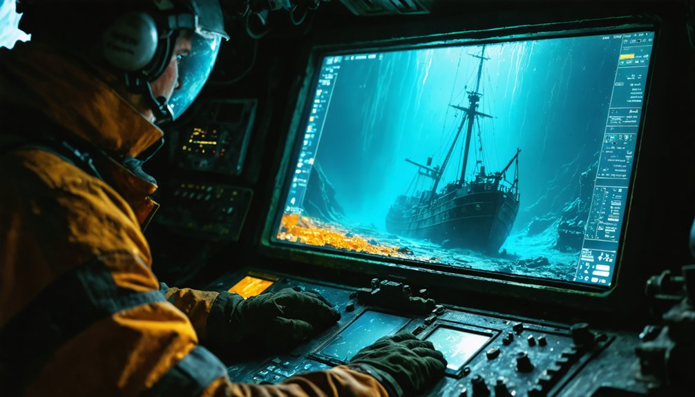 using sonar to find wreck