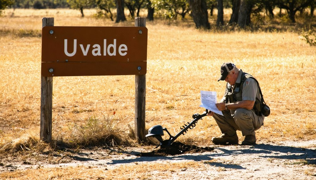 uvalde metal detecting rules
