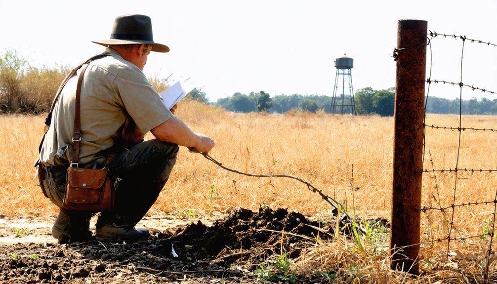 verify land ownership first