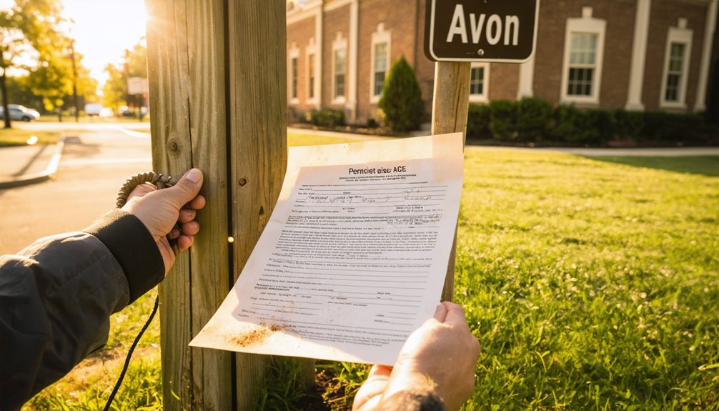 verify site ownership and permits
