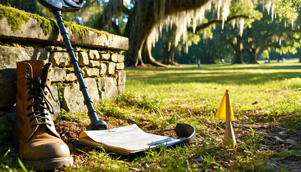 wall metal detecting regulations