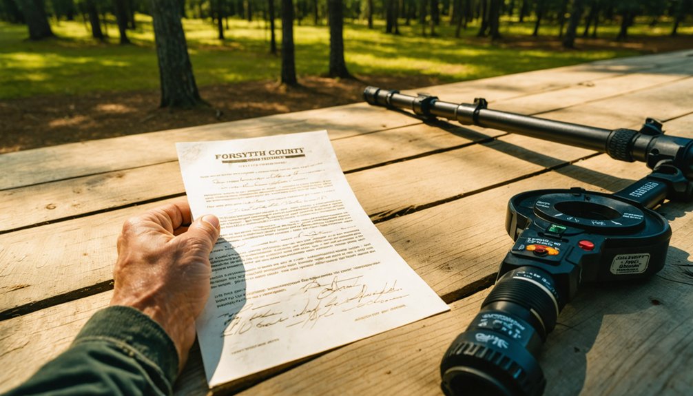 written permission for land access