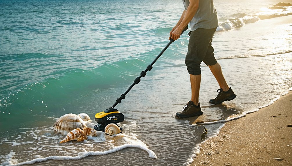 xp deus ii beach features