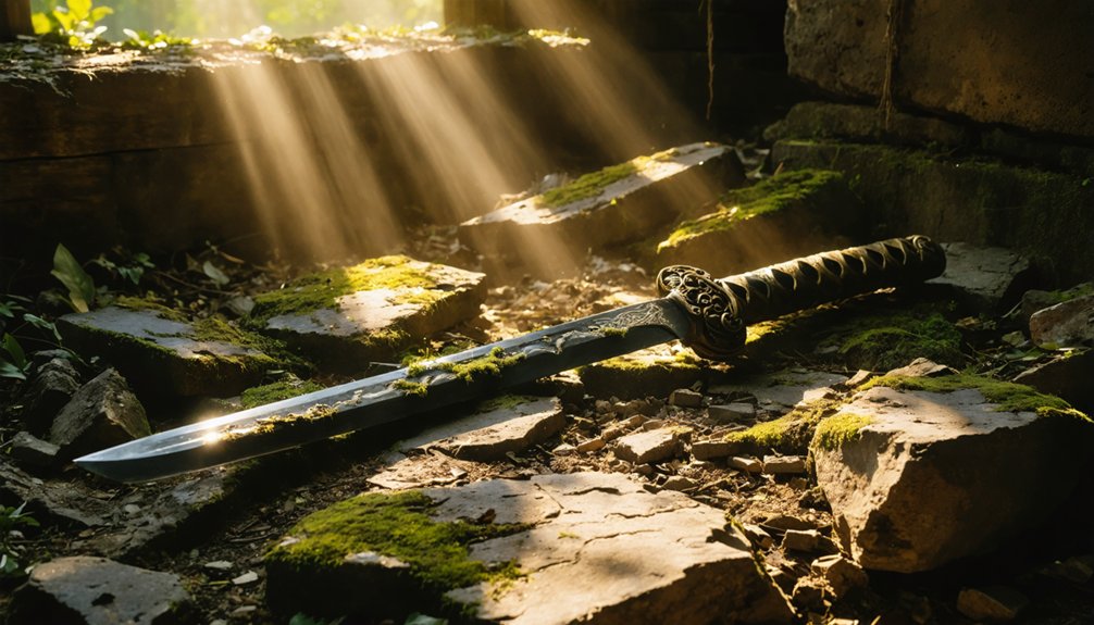 ancient sword found buried