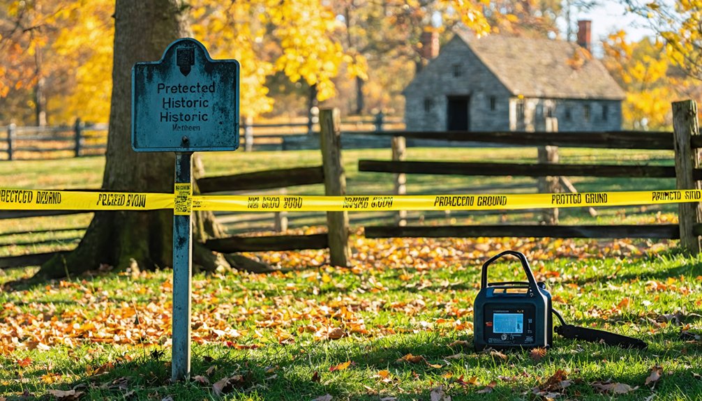 avoid protected archaeological sites