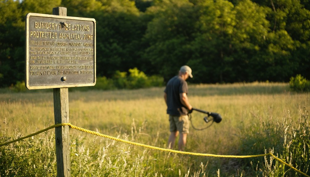 avoid restricted archaeological sites