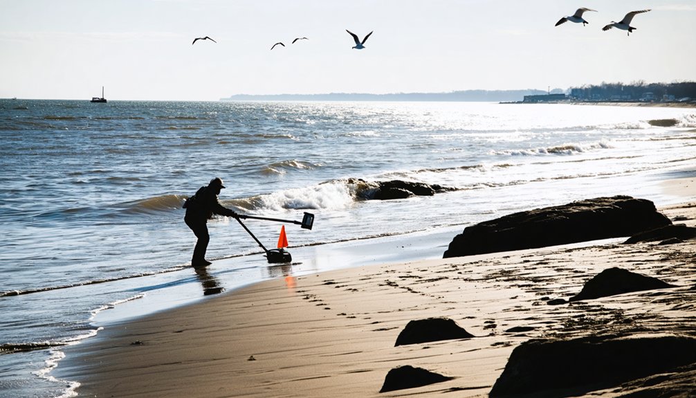 beach detecting zone restrictions