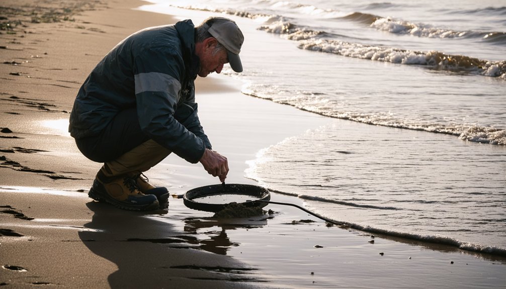 beach metal detecting techniques