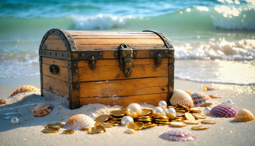 best gulf coast beach treasure hunting