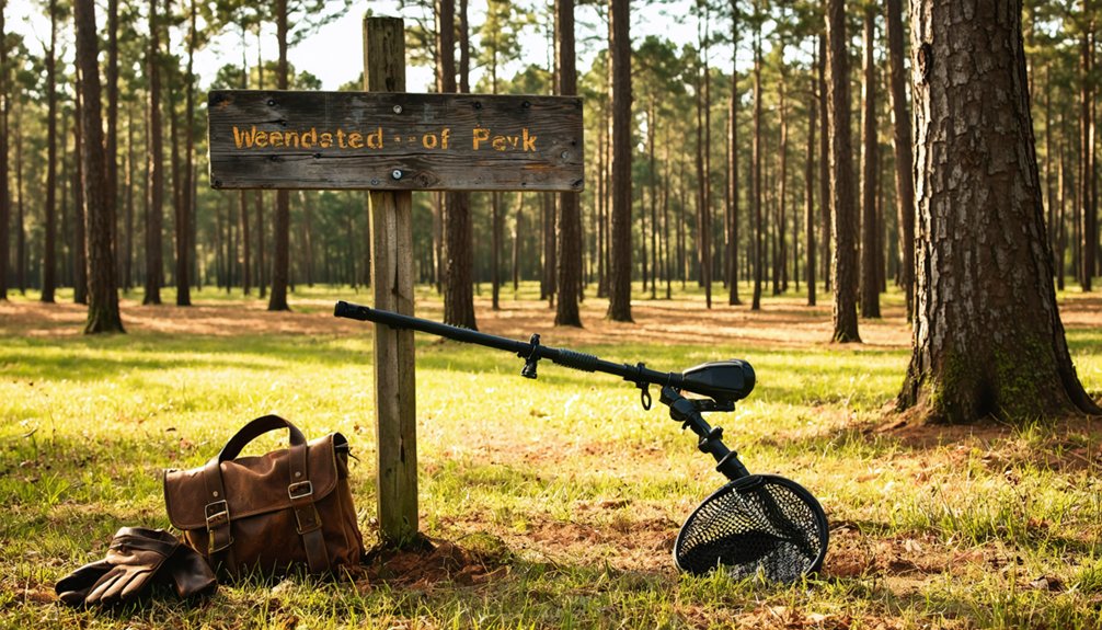 braselton metal detecting rules