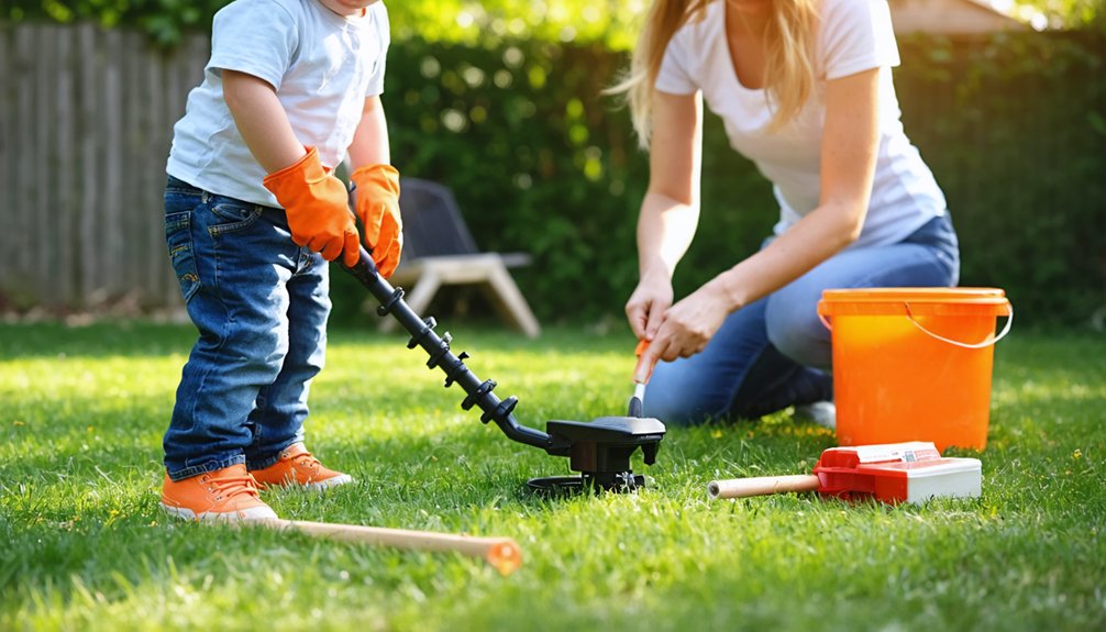 child safety in metal detecting