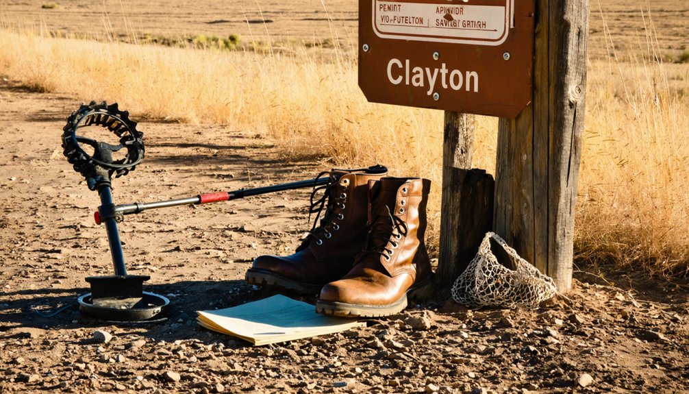 clayton metal detecting regulations