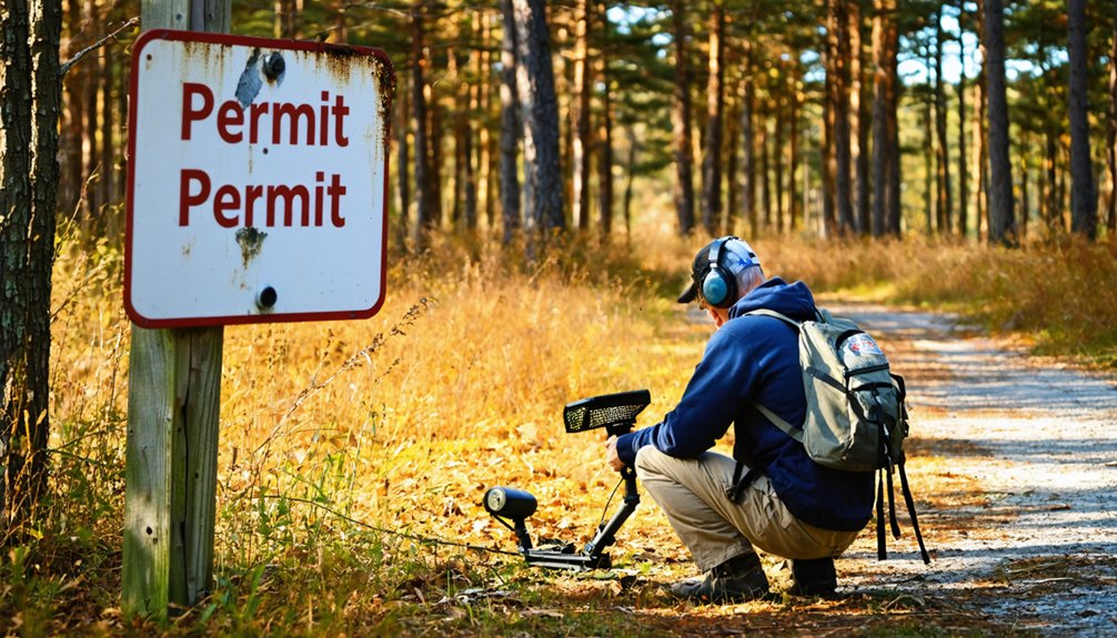 county parks permit limited detecting