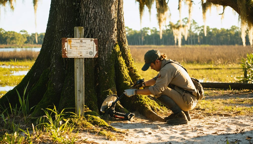 darien metal detecting regulations