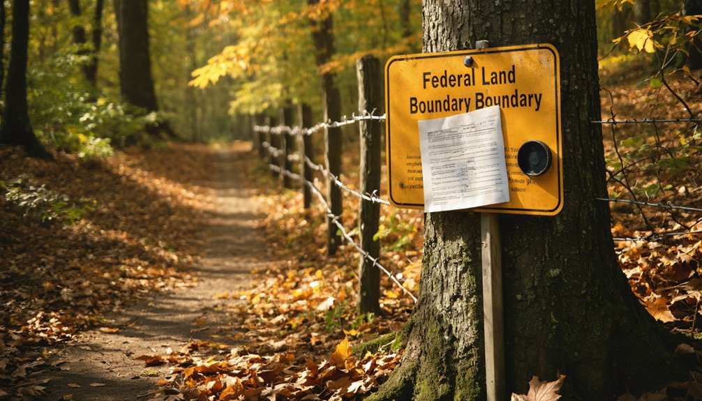 federal land detection restrictions