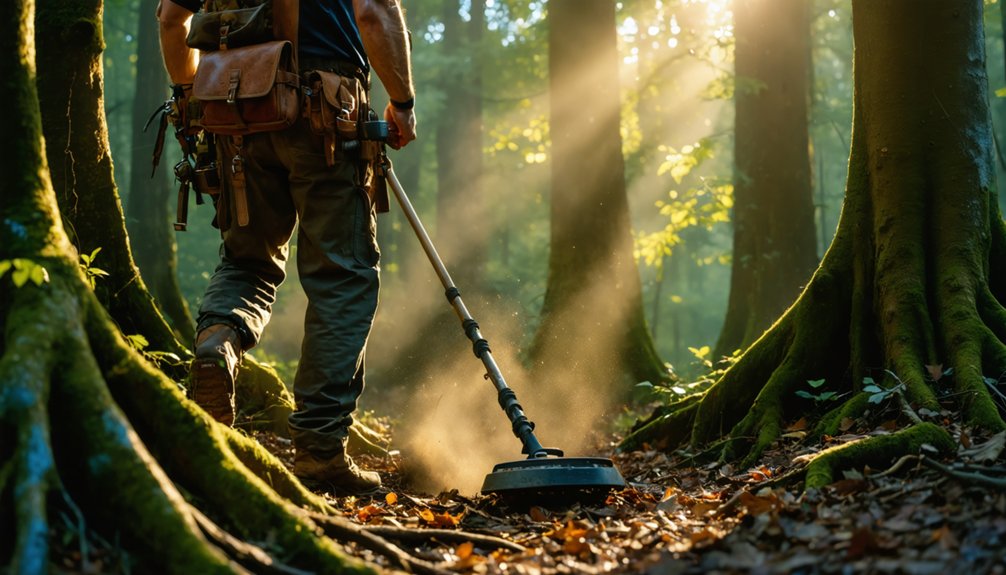 forest metal detecting techniques