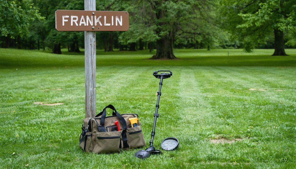 franklin metal detecting rules